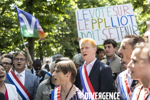 Rassemblement de soutien à la PPL Liot