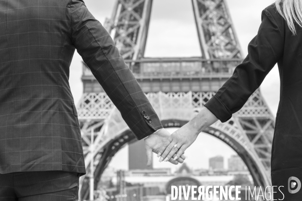 La demande en mariage a paris