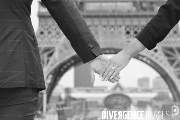 La demande en mariage a paris