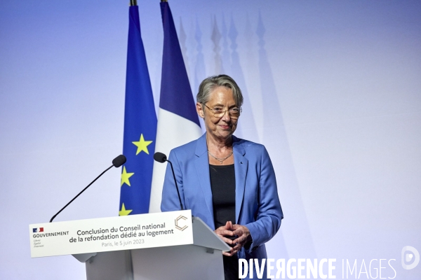 Conclusion du Conseil national de la refondation dédié au Logement 