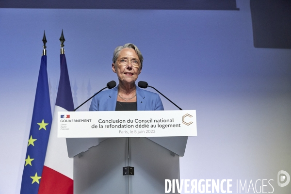 Conclusion du Conseil national de la refondation dédié au Logement 