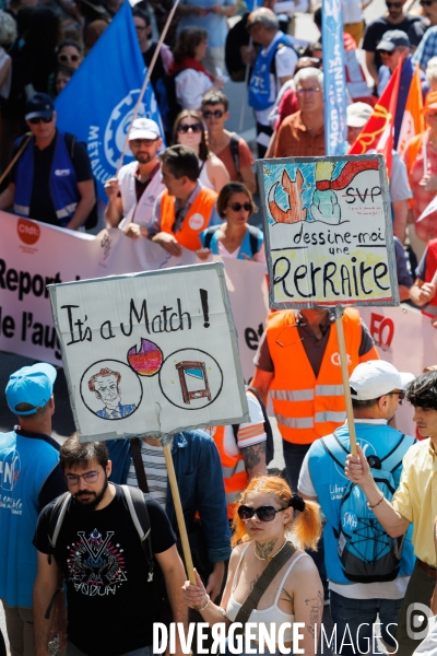 Quatorzième journée de mobilisation contre la réforme des retraites à Nantes