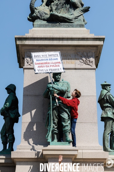 Quatorzième journée de mobilisation contre la réforme des retraites à Nantes