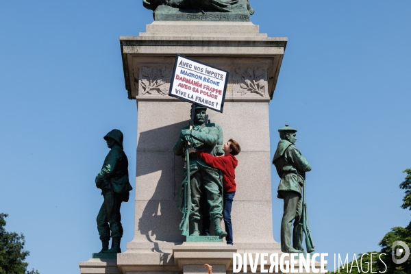 Quatorzième journée de mobilisation contre la réforme des retraites à Nantes