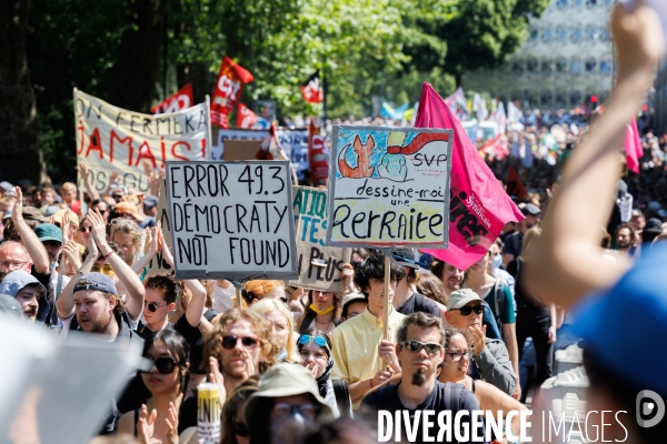 Quatorzième journée de mobilisation contre la réforme des retraites à Nantes