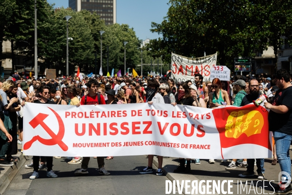 Quatorzième journée de mobilisation contre la réforme des retraites à Nantes