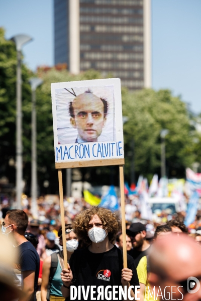 Quatorzième journée de mobilisation contre la réforme des retraites à Nantes