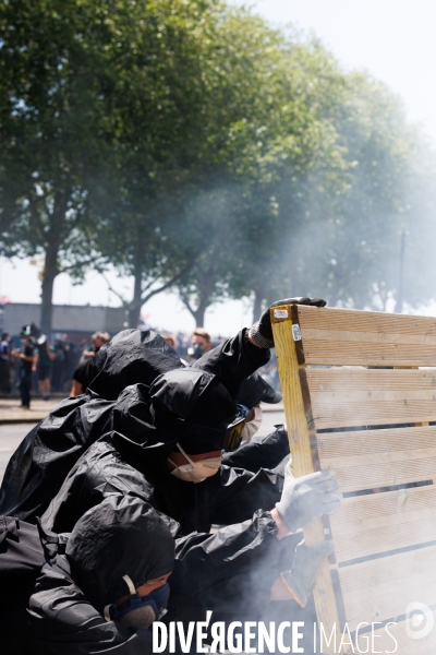 Quatorzième journée de mobilisation contre la réforme des retraites à Nantes