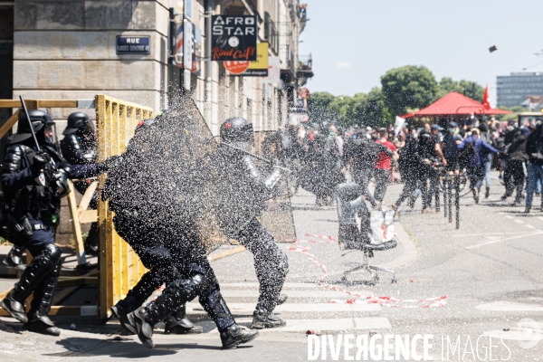 Quatorzième journée de mobilisation contre la réforme des retraites à Nantes