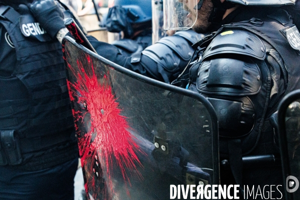 Quatorzième journée de mobilisation contre la réforme des retraites à Nantes