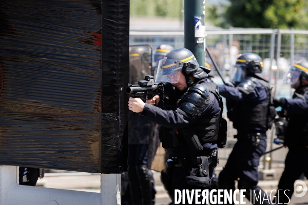 Quatorzième journée de mobilisation contre la réforme des retraites à Nantes