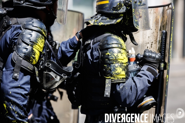 Quatorzième journée de mobilisation contre la réforme des retraites à Nantes