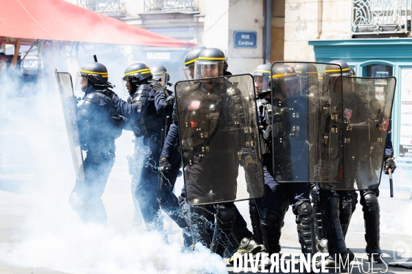 Quatorzième journée de mobilisation contre la réforme des retraites à Nantes