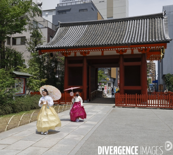 Asakusa et son temple senso-ji a tokyo