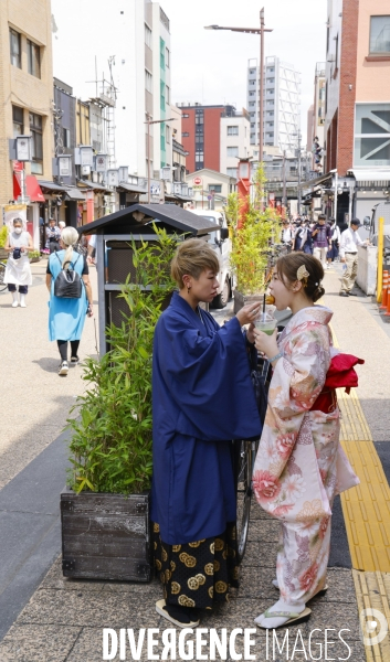 Asakusa et son temple senso-ji a tokyo