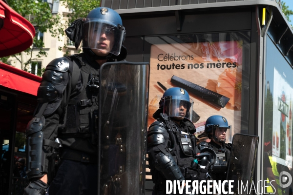 Manifestation contre la réforme des retraites.