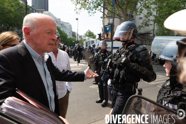 Manifestation contre la réforme des retraites.