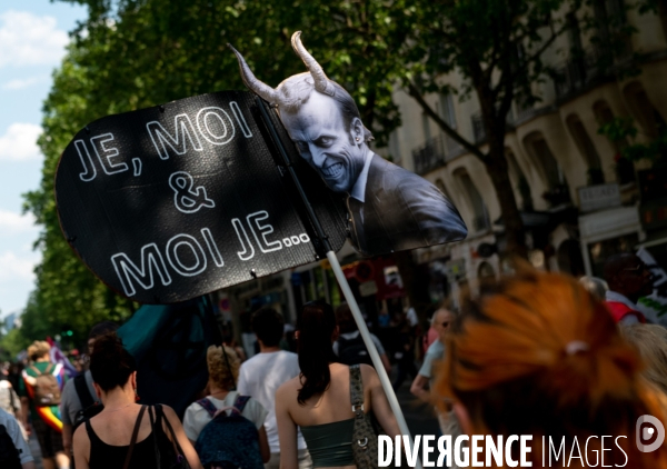 Manifestation contre la réforme des retraites.