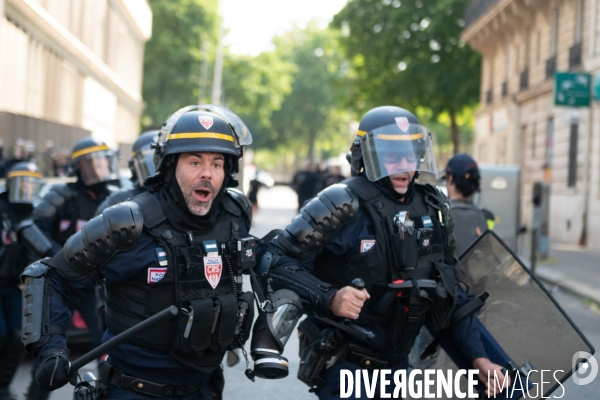 Manifestation contre la réforme des retraites.