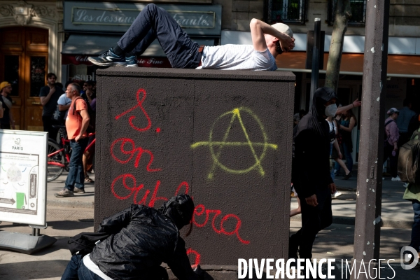 Manifestation contre la réforme des retraites.