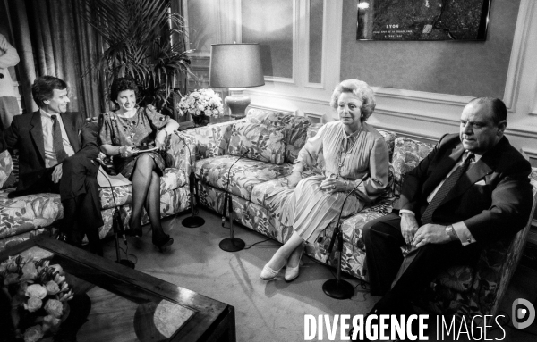 Eve et Raymond Barre invits de  Question  domicile 