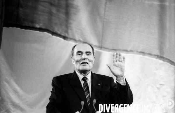 Meeting de Franois Mitterrand  Rennes