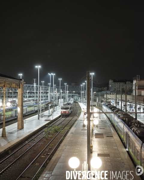 Gare du Nord, arrivée d’un TER