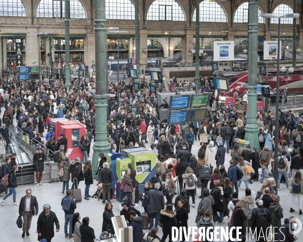 Gare du Nord, Halle des grandes lignes.