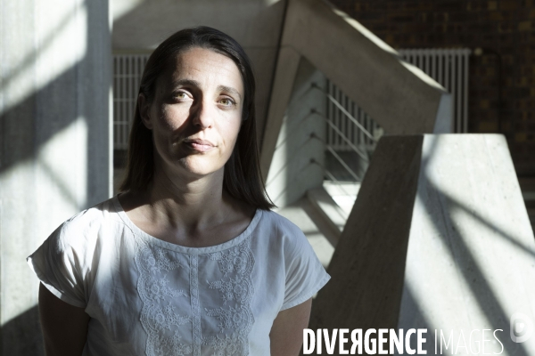 Sophie BINET secrétaire générale de la CGT au siège du syndicat à Montreuil