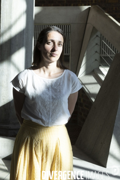 Sophie BINET secrétaire générale de la CGT au siège du syndicat à Montreuil