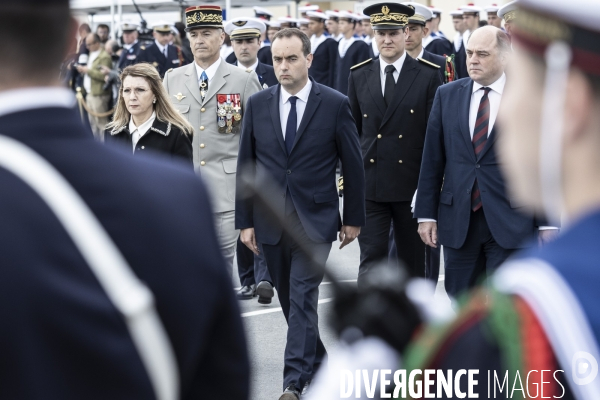 Déplacement d Emmanuel Macron en Normandie