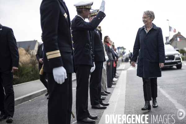 Déplacement d Emmanuel Macron en Normandie
