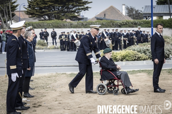 Déplacement d Emmanuel Macron en Normandie