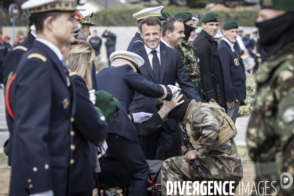 Déplacement d Emmanuel Macron en Normandie