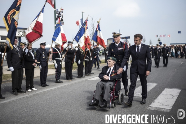 Déplacement d Emmanuel Macron en Normandie