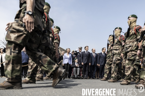 Déplacement d Emmanuel Macron en Normandie