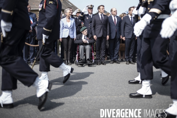 Déplacement d Emmanuel Macron en Normandie