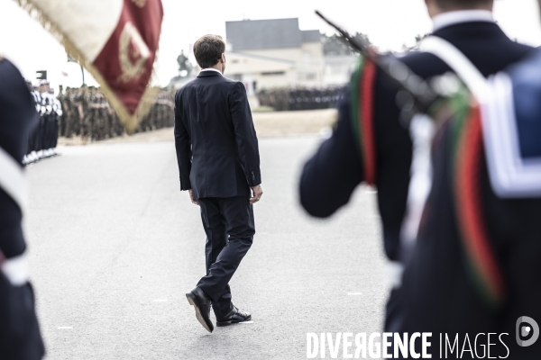 Déplacement d Emmanuel Macron en Normandie