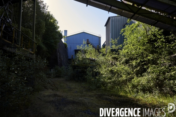 Hauts fourneaux de l’usine de Florange, état des lieux dix ans après l’arrêt. Juin 2023.