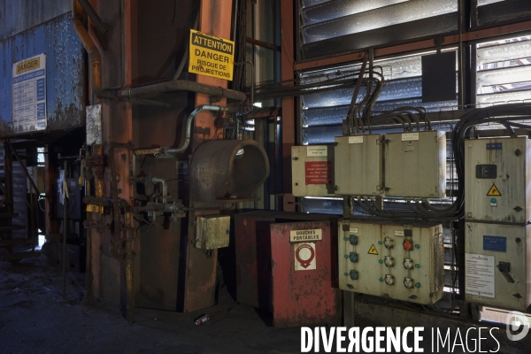 Hauts fourneaux de l’usine de Florange, état des lieux dix ans après l’arrêt. Juin 2023.