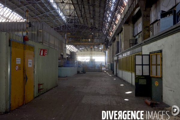 Hauts fourneaux de l’usine de Florange, état des lieux dix ans après l’arrêt. Juin 2023.