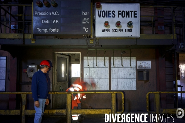 Hauts fourneaux de l’usine de Florange, état des lieux dix ans après l’arrêt. Juin 2023.