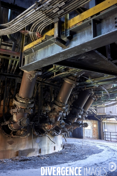 Hauts fourneaux de l’usine de Florange, état des lieux dix ans après l’arrêt. Juin 2023.