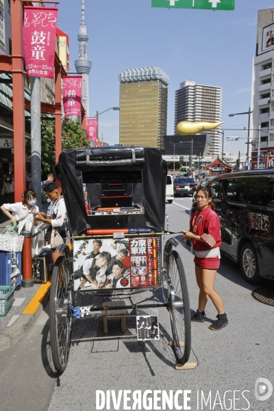 Faire une balade asakusa a tokyo en rickshaw