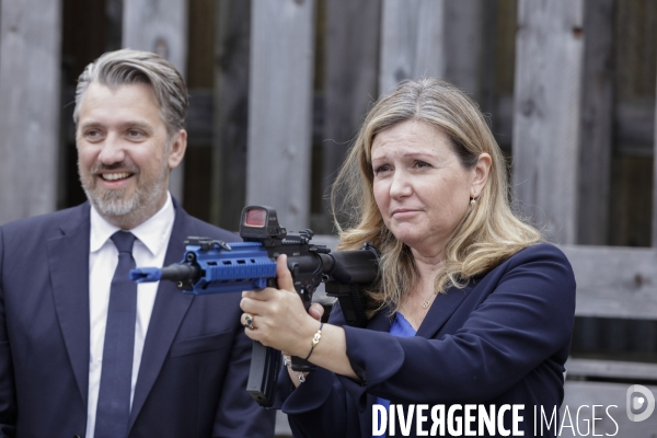 Yaël Braun-Pivet, Pdte de l Assemblée nationale visite une base militaire