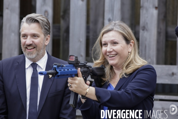 Yaël Braun-Pivet, Pdte de l Assemblée nationale visite une base militaire