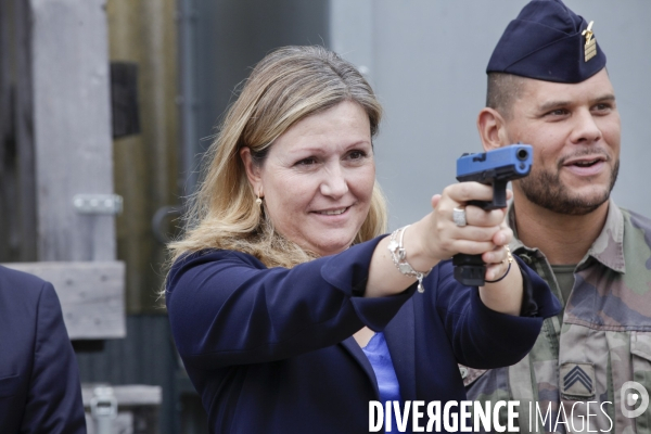Yaël Braun-Pivet, Pdte de l Assemblée nationale visite une base militaire