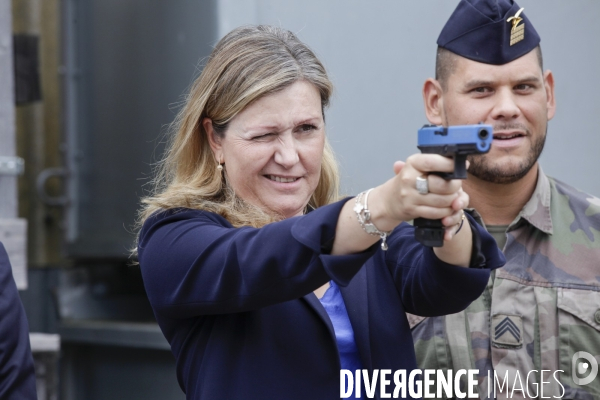 Yaël Braun-Pivet, Pdte de l Assemblée nationale visite une base militaire