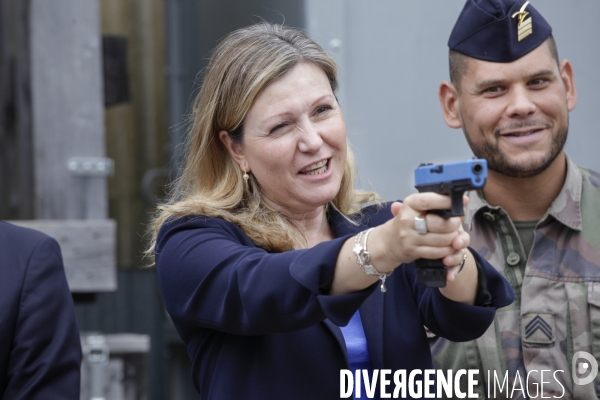 Yaël Braun-Pivet, Pdte de l Assemblée nationale visite une base militaire