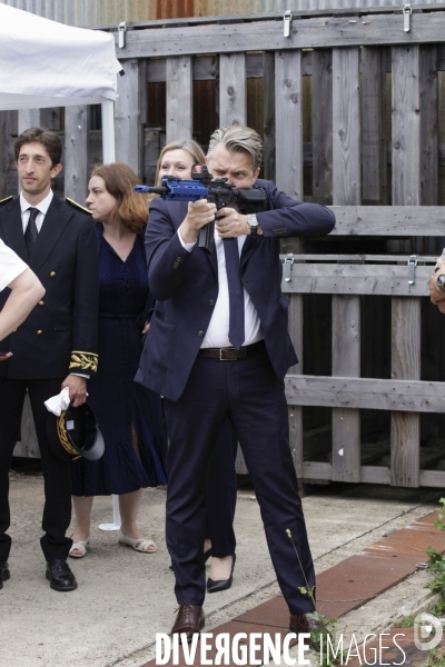 Yaël Braun-Pivet, Pdte de l Assemblée nationale visite une base militaire